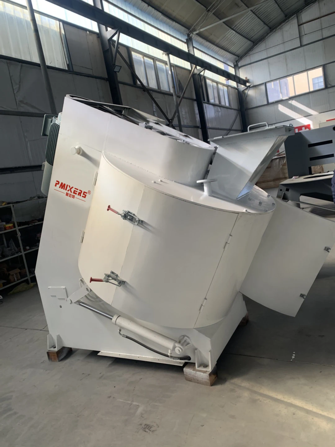 High efficiency tilted high speed  intensive mixer 1000 liters