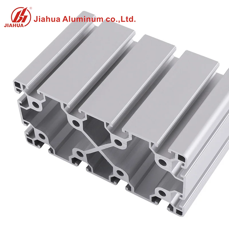 Hot sale various sizes 80160 aluminum profile t slot 6063 t5 aluminum extruded profiles