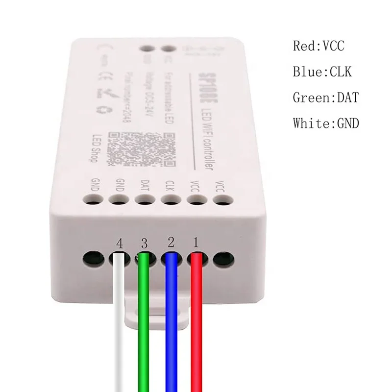 SP108E светодиодный контроллер Wi-Fi для WS2812 WS2813 SK6812 адресуемый RGB