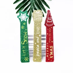 Best Selling Custom Printed Manicure Tools Glitter  Professional Disposable Nail File
