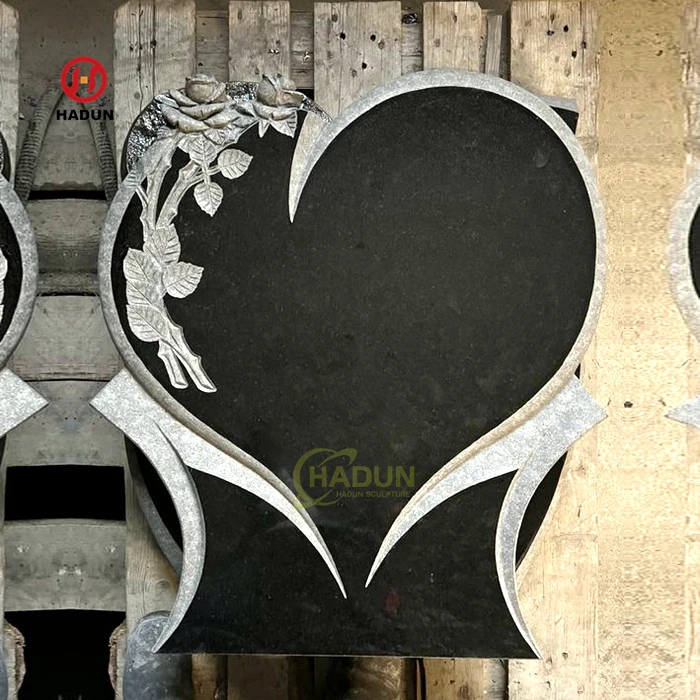 China Black Granite Monument Tombstone Headstones