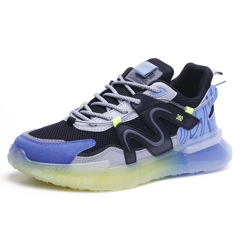 Original Sneaker Brand Wholesale Fashion Dad Shoes Mesh Upper Walking Stylish Platform Men Shoes Sneakers