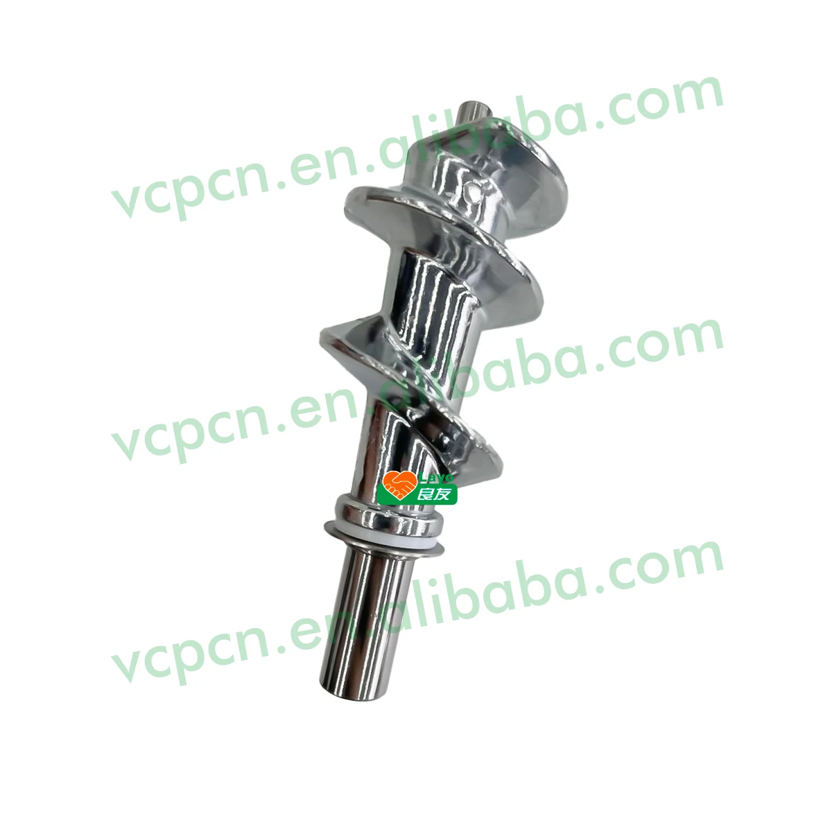 Aluminium Stainless Steel Pork Meat Mincer Grinder Crusher Auger Screw Meat Grinder Mincer Accessory Spare Parts Screw Ring