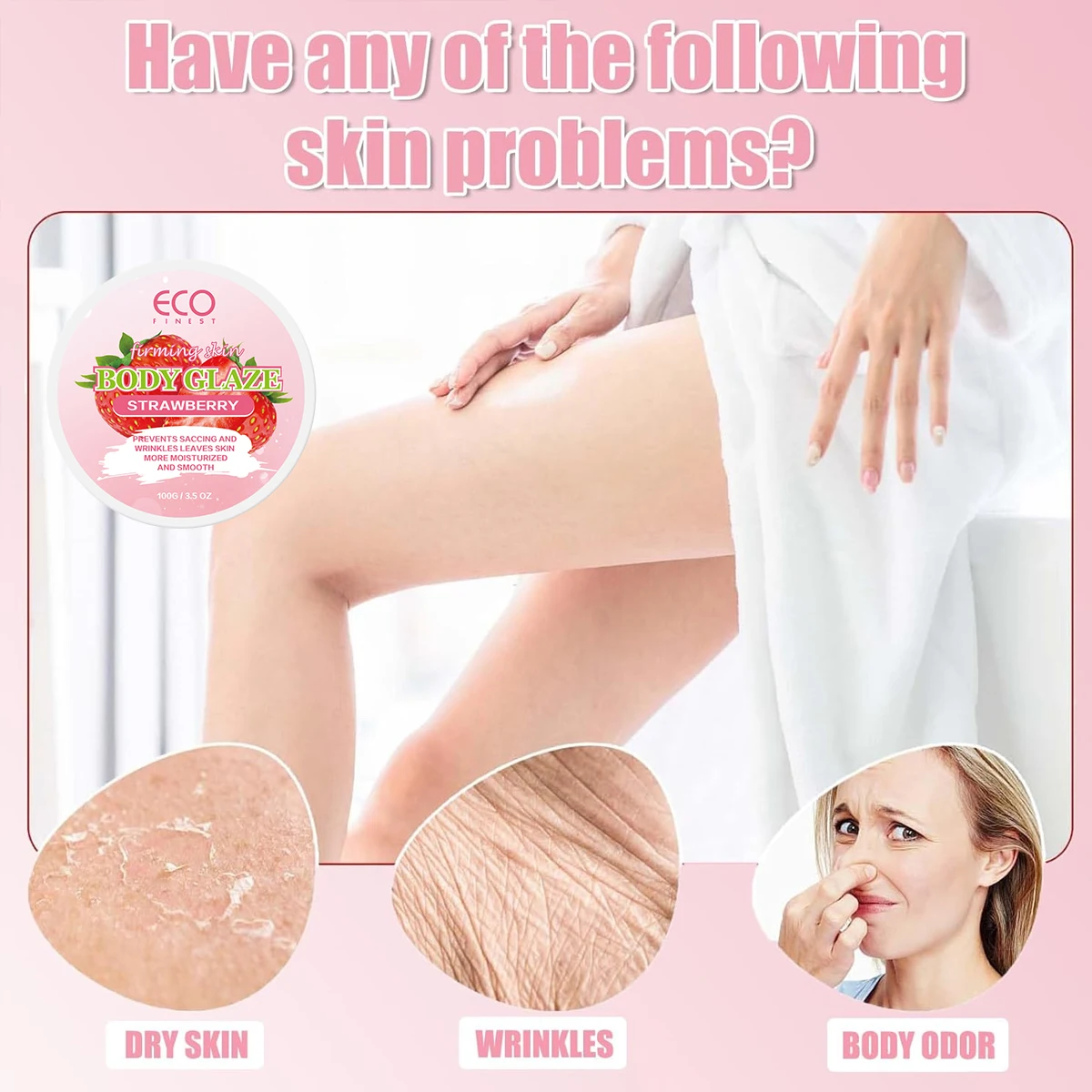 Deeply Hydrating, Non-Greasy Strawberry Body Glaze Body Butter for Women with Mesmerizing Fragrance -281475