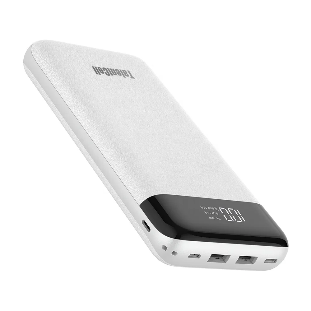 ROHS QC3.0 18w Custom Logo Mobile Power Bank 50000mAh, Led Digital Display Wholesale Powerbank 30000mAh