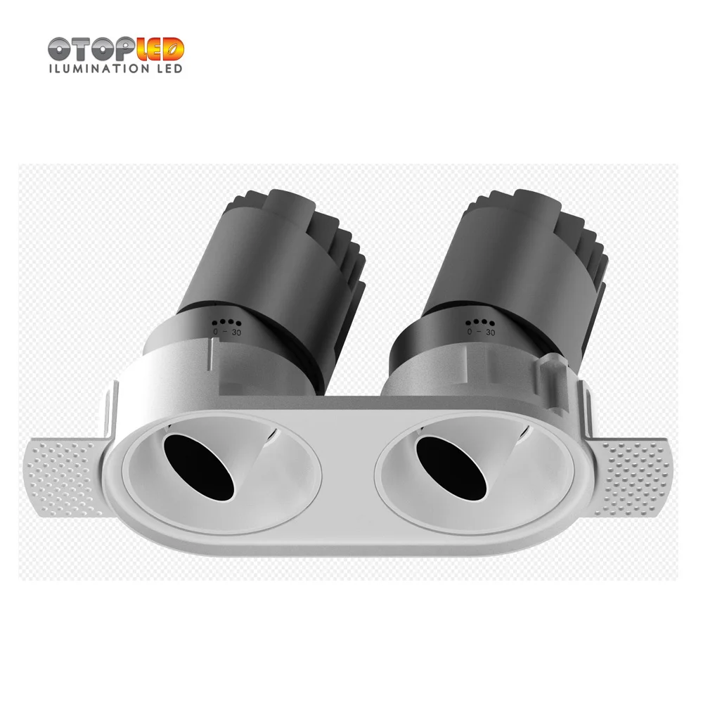 12W adjustable trimless led downlight solution  modern downlight