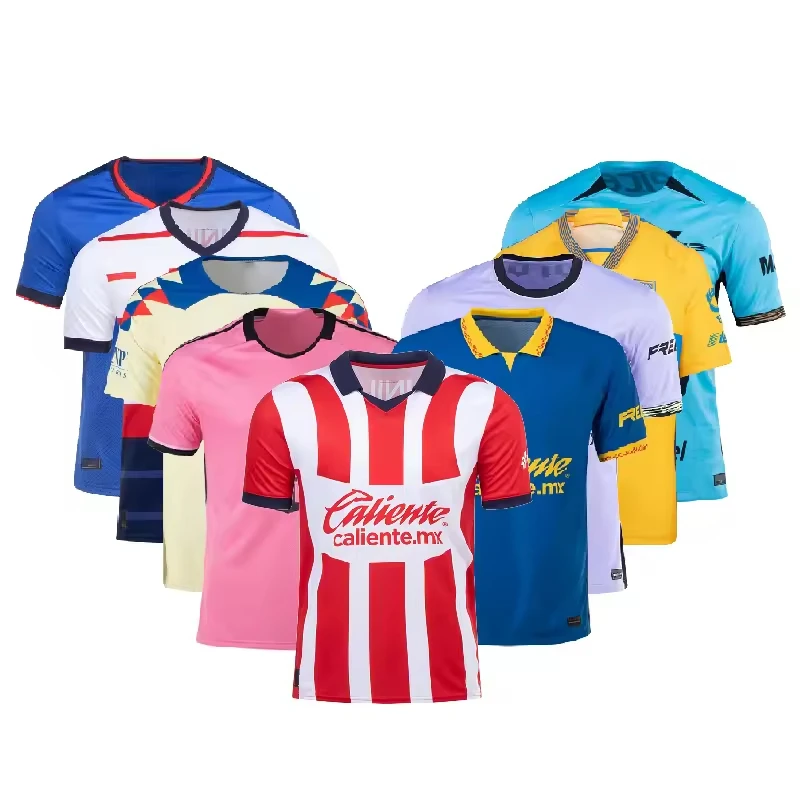 Футбольные майки 2023 Америки, 2024 Chivas de Guadalajara, Tigres UANL 23 24 LIGA MX, футбольные майки, Cruz Azul Atlas Leon