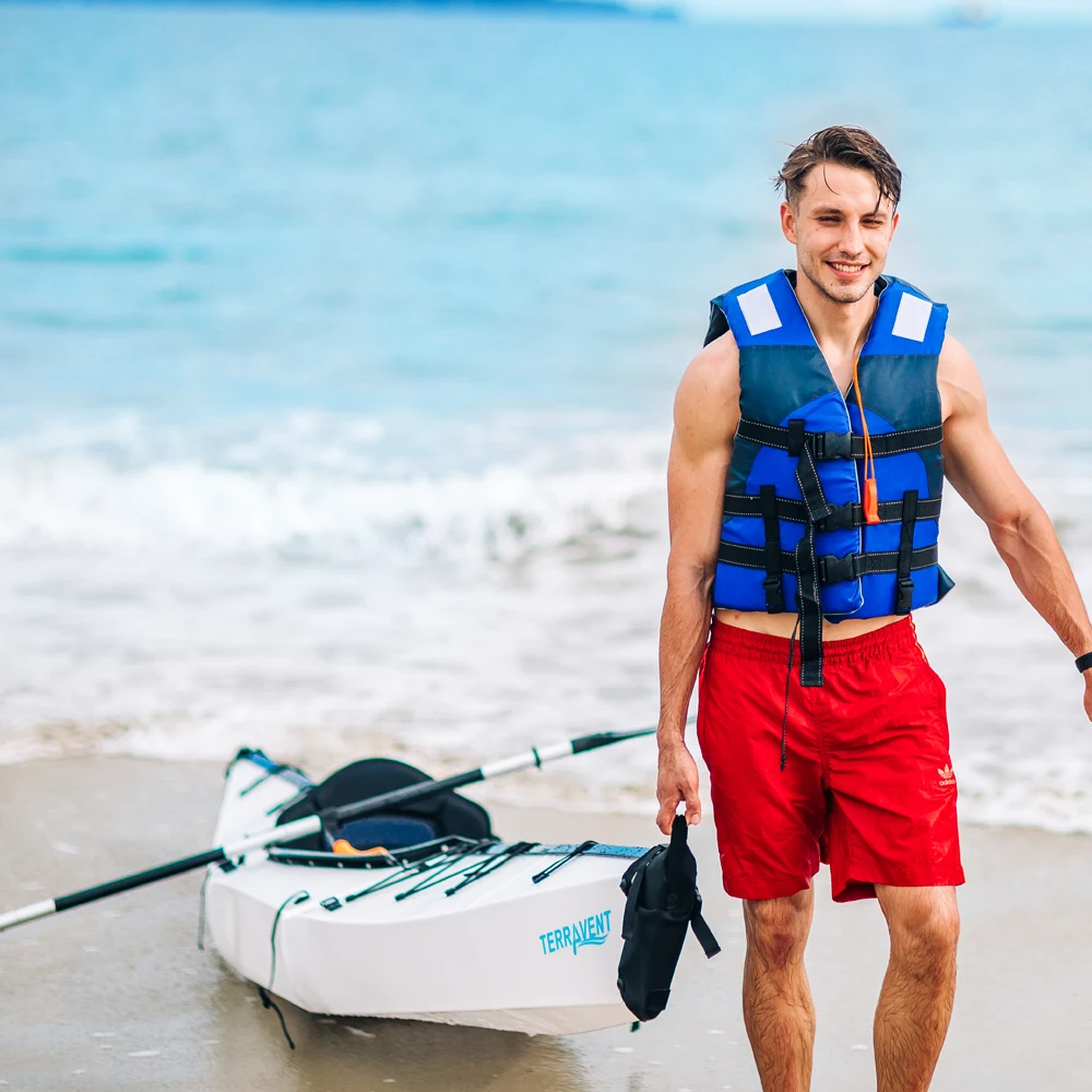 
Terravent K1 Plastic canoe Portable kayak de pesca Mini Folding Foldable ORU kayak one person canoe/kayak for sale 