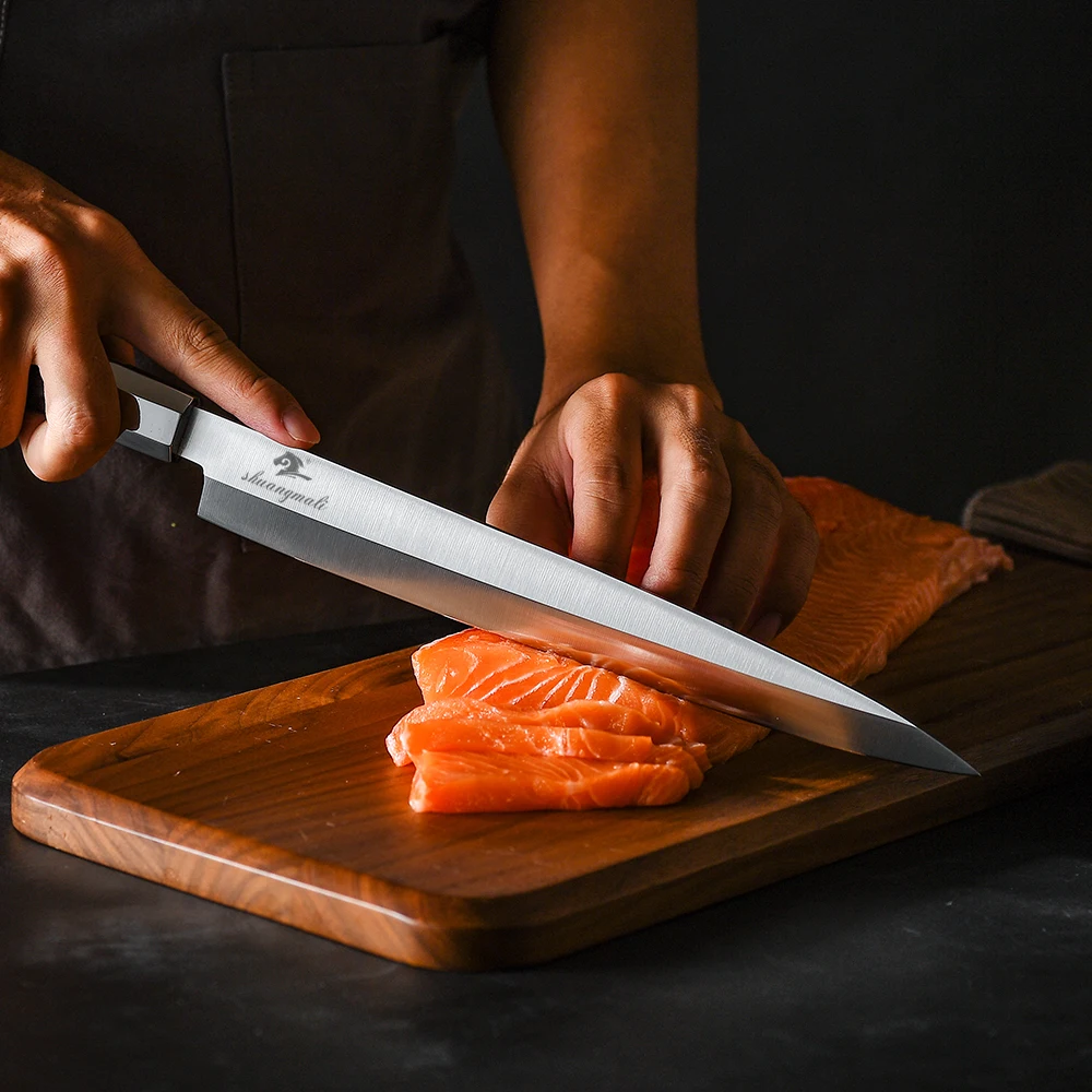 Professional 11 inch 5CR15 Stainless Steel Japanese Yanagiba Chef Sushi knife