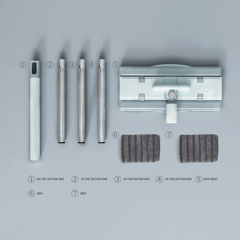 
OEM Factory Direct Selling Household Convenient Popular Flat Mop Cleaning Microfiber Flat Mop 