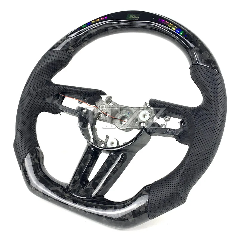 2020 2021 2022 2023 For Mazda 3 6 CX5 CX7 CX8 CX30 CX90 LED Display Carbon Fiber Steering Wheel Automotive Interior