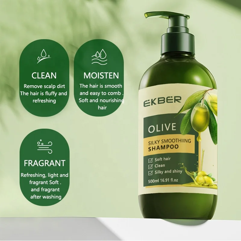 Natural Cocoamidopropyl Betaine Hair Scalp Moisturizing Professional Hair Salon And Home Use Luxury Olive Oil Shampoo
