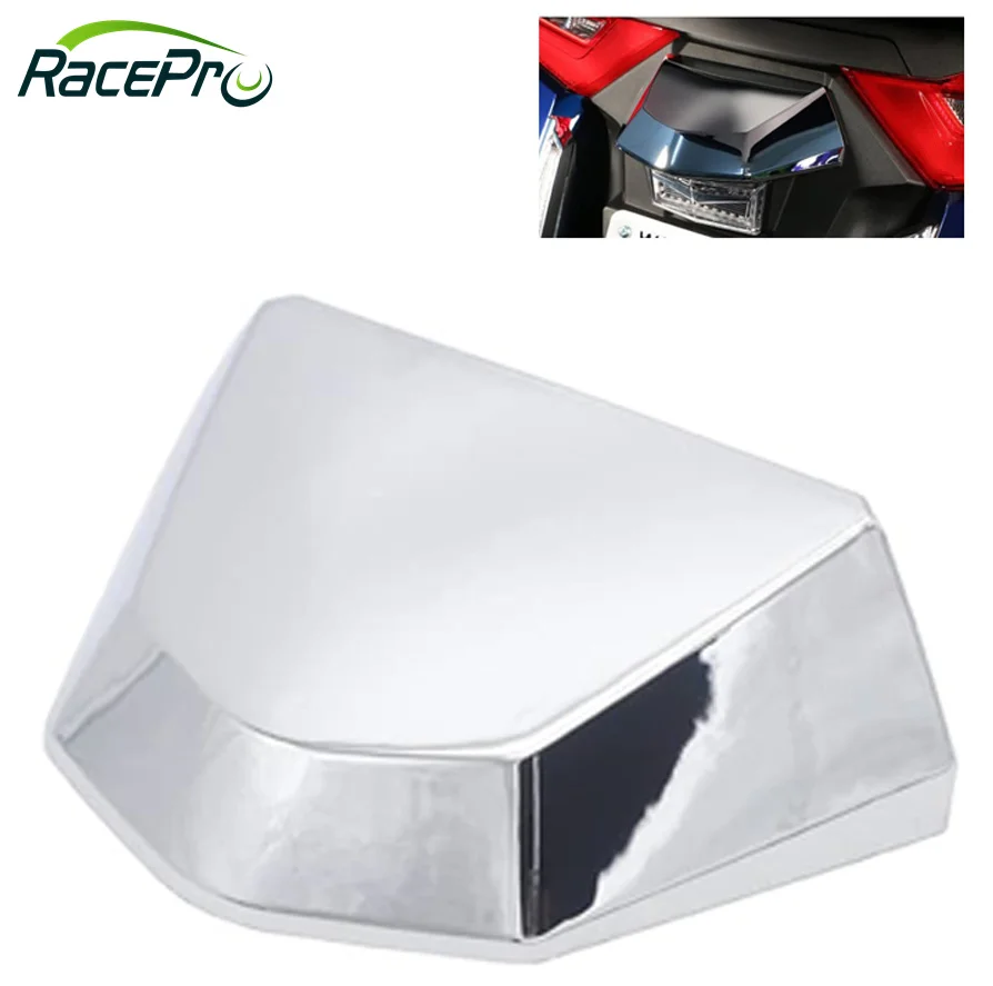RACEPRO Motorcycle Chrome Rear License Plate Light Cover for Honda Goldwing GL1800 GL 1800 F6B 2018-2022