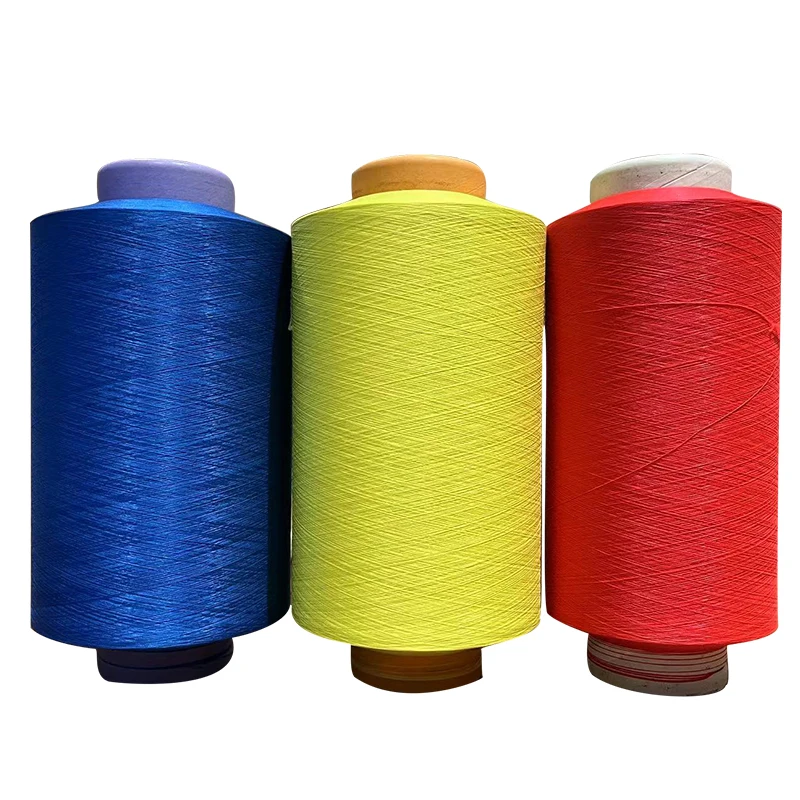 150D 48F dope dyed textured filament 100% polyester dty yarn for knitting