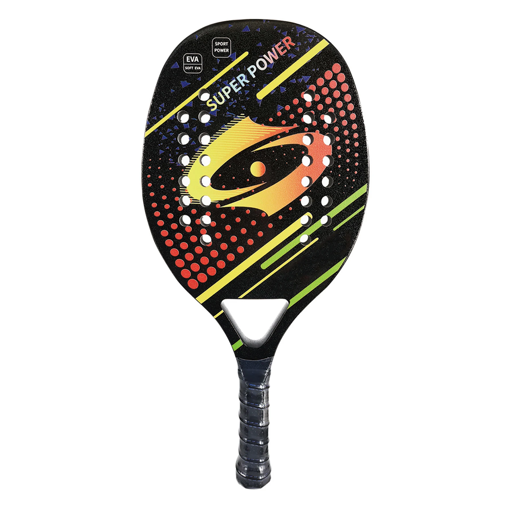 Professional China Factory Custom Tennis Paddles 3K 12K 18K Sand Grit Carbon Fiber Visible Beach Tennis Racket