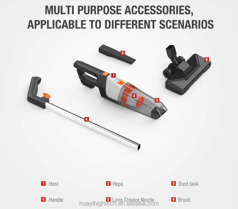 Other Home Appliances 600w Light weight Multi-purpose Powerful Suction Smart Corded Stick Carpet Vacuum Cleaner