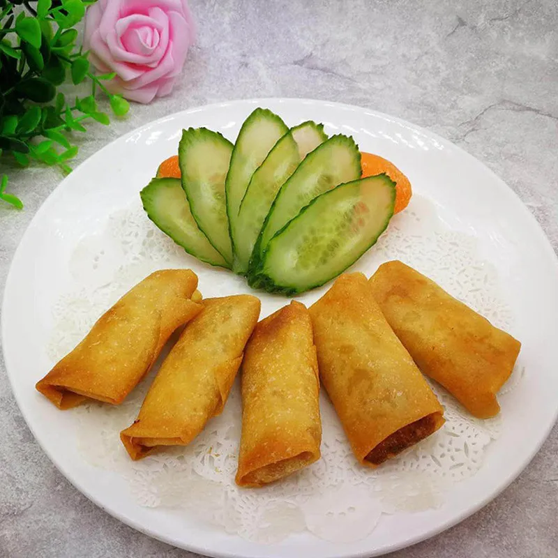Chinese Frozen Vegetable Spring Rolls Hot Sale Delicious Fried Cooking Spring Roll Quick-Frozen Food Wholesale With Low Price