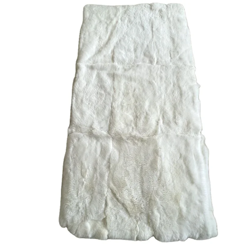 Factory Price  Best sale White Rex  Rabbit Fur Pelts