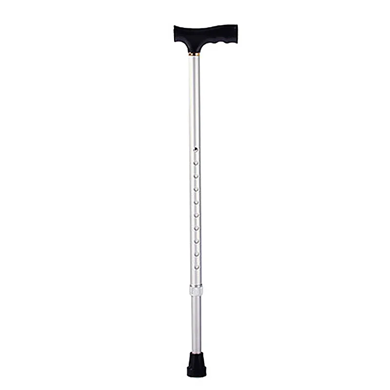 Elderly folding non-slip walking stick aluminum alloy mountaineering and camping single stick