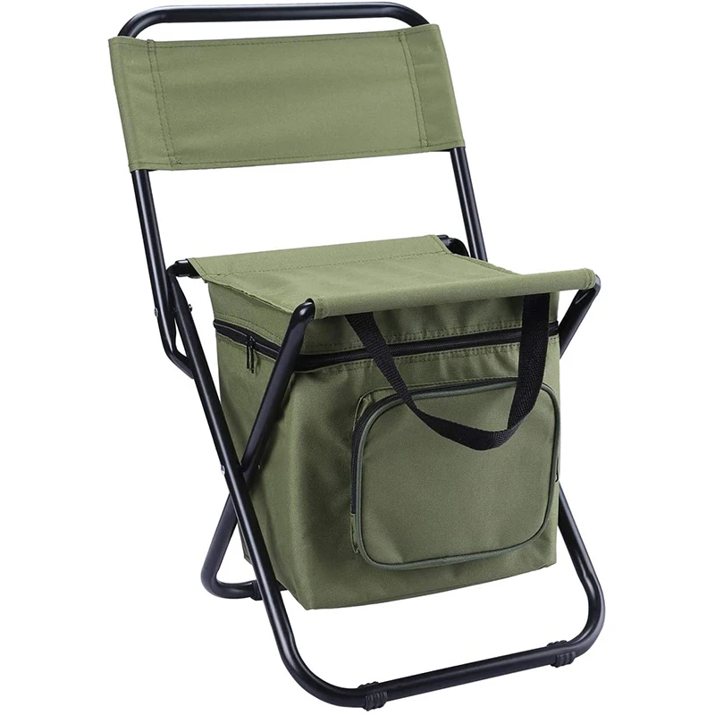 Multiple Types Fishing Camping Chairs Wholesale Portable Folding Stool With Cooler Pack Insulated Backpack Beach Chair
