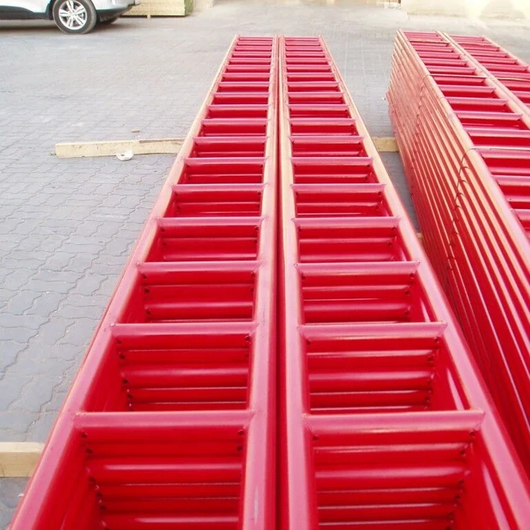 High quality and best service used steel scaffold galvanized ladder beams for construction