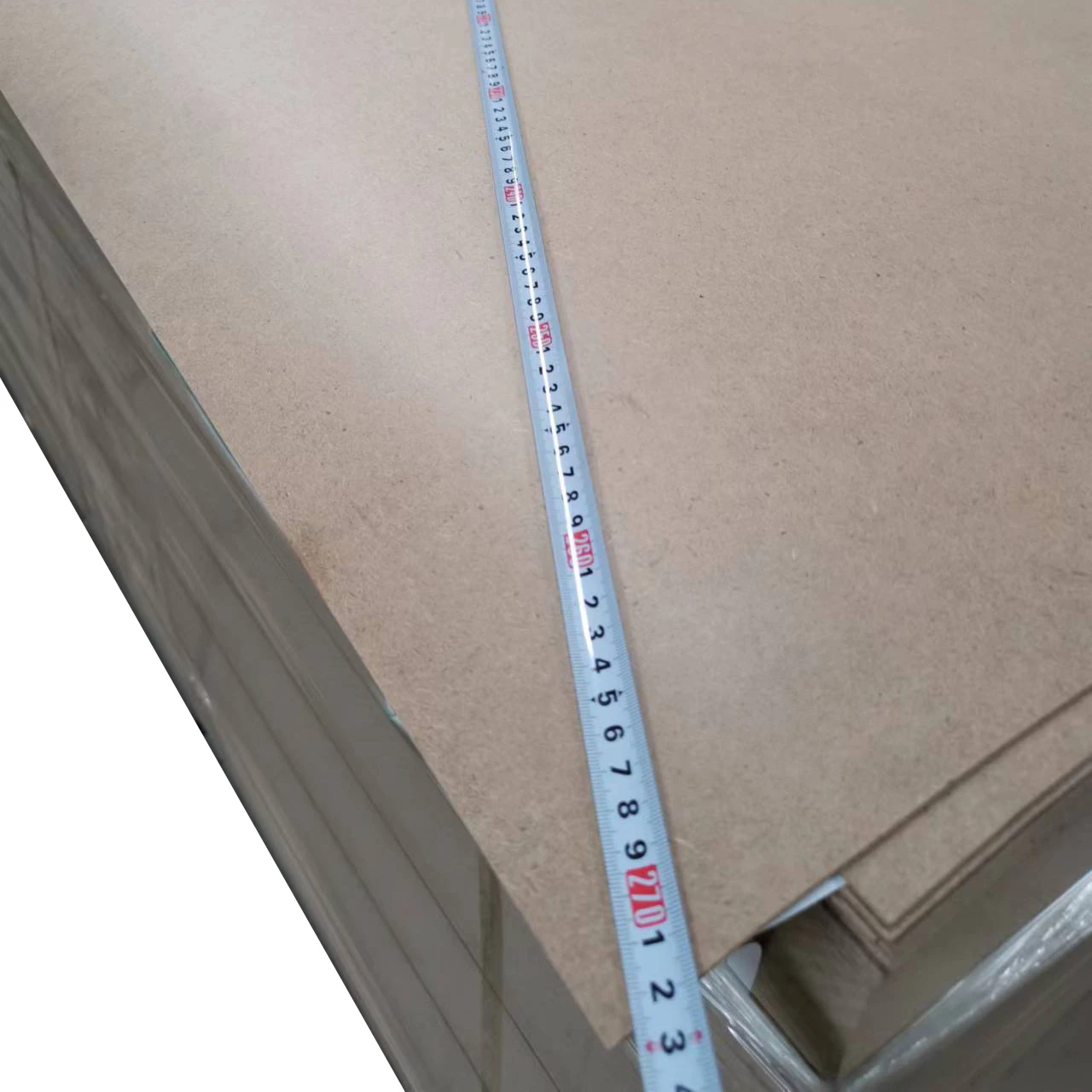 2.5MM MDF board 800 density 1830X2440MM black melamine faced MDF 6*8