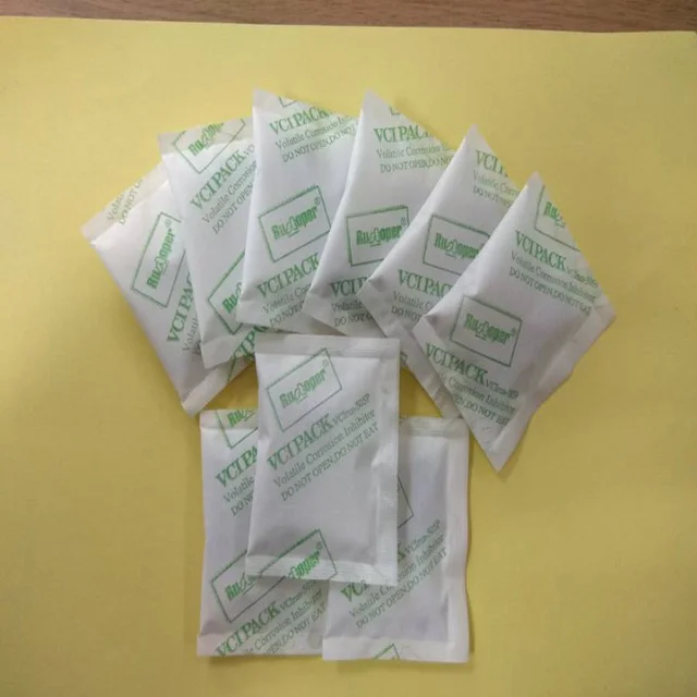 Small mental parts of hardware products anti-oxidation and anticorrosion with VCI anti rust desiccant dosage saving good effect