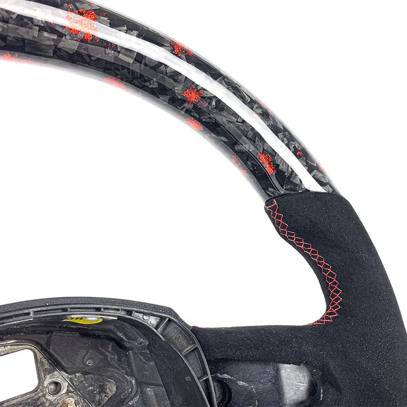 Customized sport forged carbon fiber steering wheel for Audi A3 A4 A5 A6 A7 S3 S4 S5 S6 S7 RS3 RS4 RS5