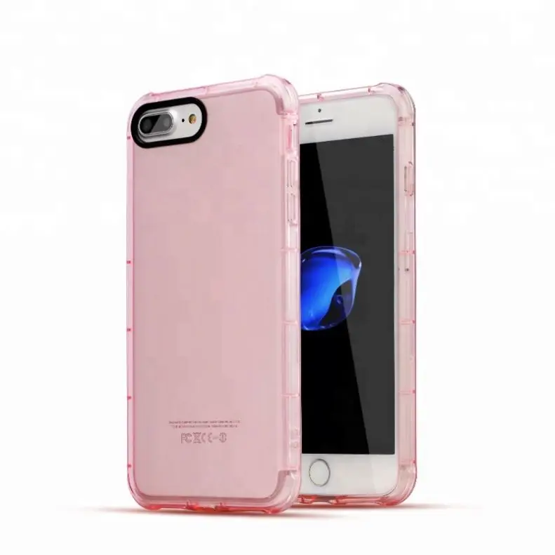 Wholesale Shockproof Clear Transparent Soft TPU Mobile Phone Back Case Cover for iphone 7 8 Plus XS Max