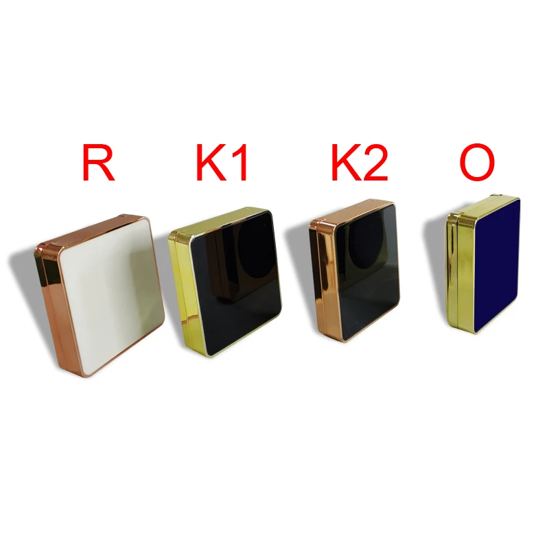 K in stock square case magnet open air cushion box for BB cream Foundation container with Mirror
