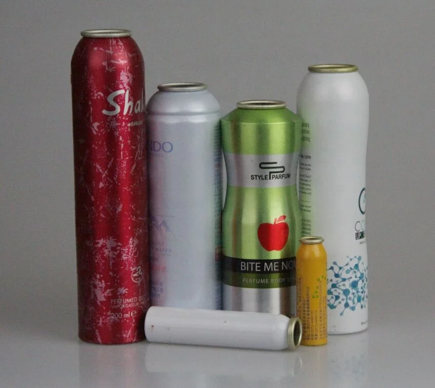 
Custom empty aluminum aerosol spray can 
