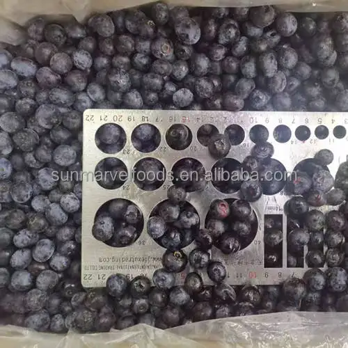 Individual Quick Frozen blueberry ready to eat for breakfast bulk packing