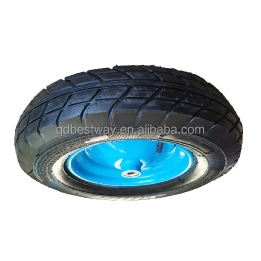 4.00-8 rueda llantas de carretilla de mano brouette schubkarre wheelbarrow tire 8 inch wheel sand wheel for trolley