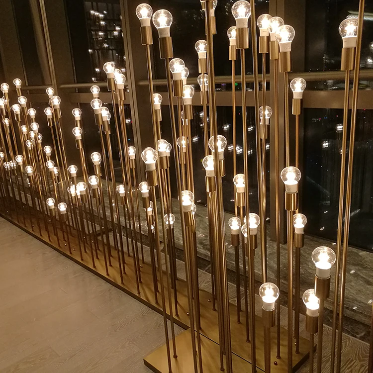 Holiday light landscape decoration custom garden outdoor glass copper led garden light