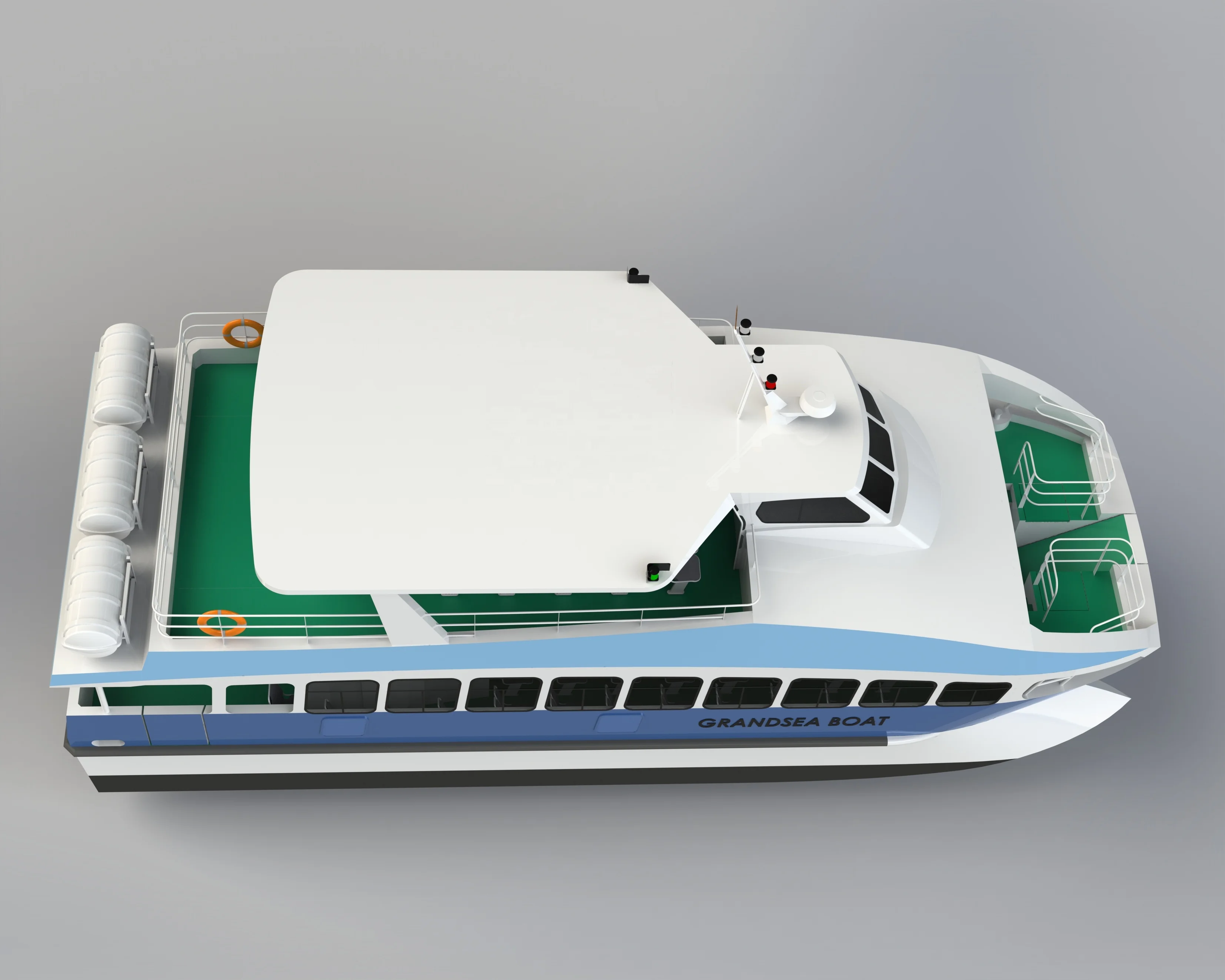 Grandsea длина 17 м/56ft сплав корабль катамаран пассажирское судно паром для продажи