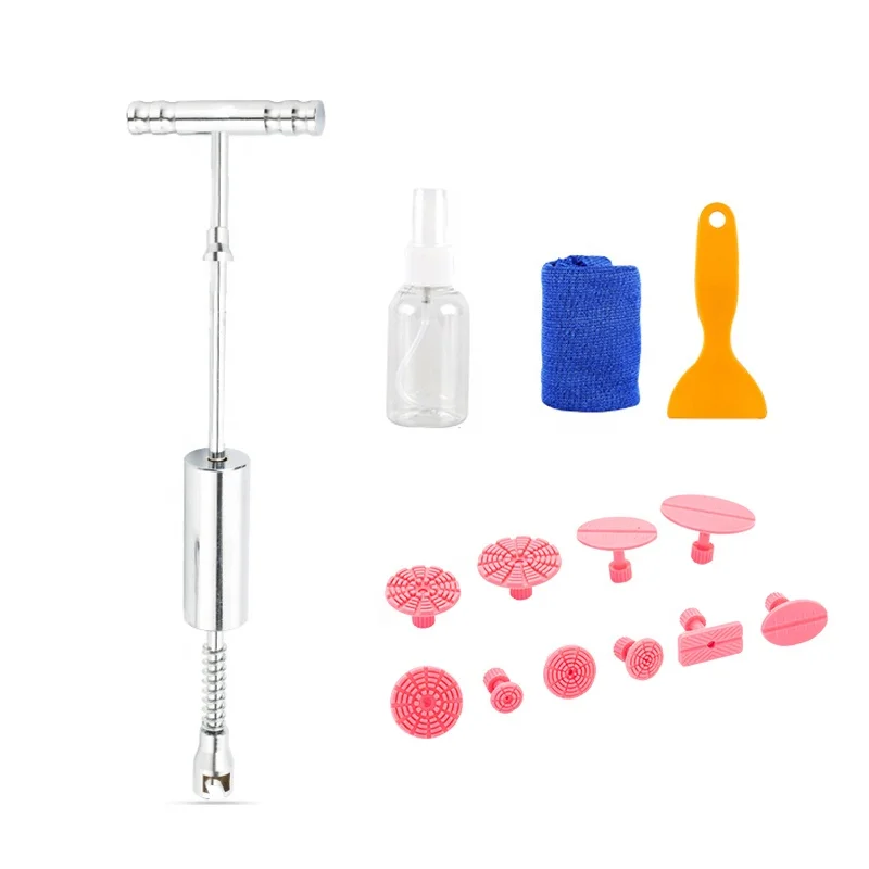 Factory wholesale car dent repair tool set T-shaped puller dent repairer car repair kit
