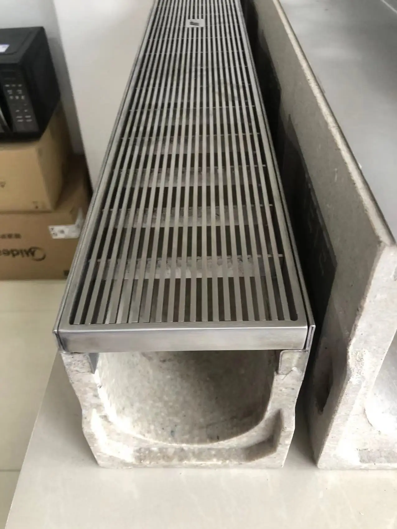 Stainless Steel Bathtub Drain/drainage Channel for Cable Protection/floor Trench Cover Drainage