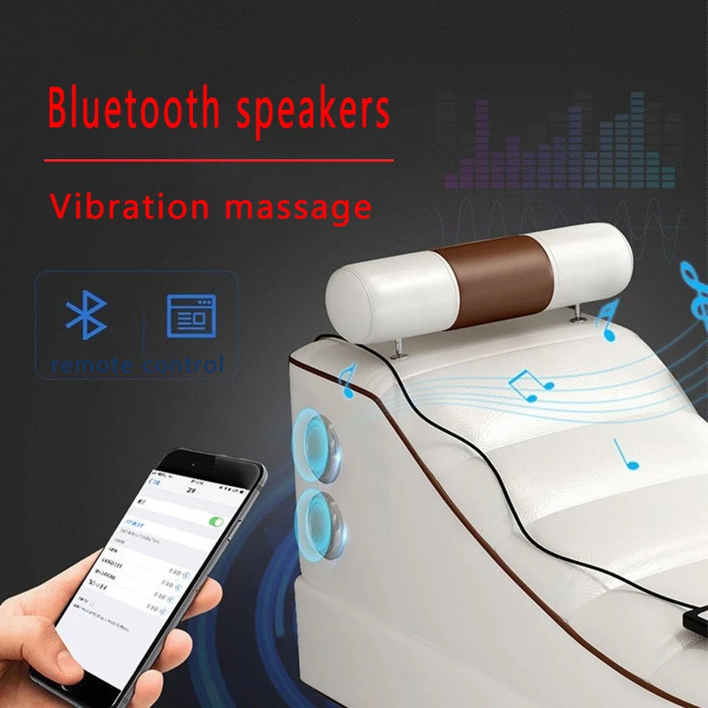 2021 Popular new products Massage function Furniture  Living Room Sofa Set Leather Sectional Sofa