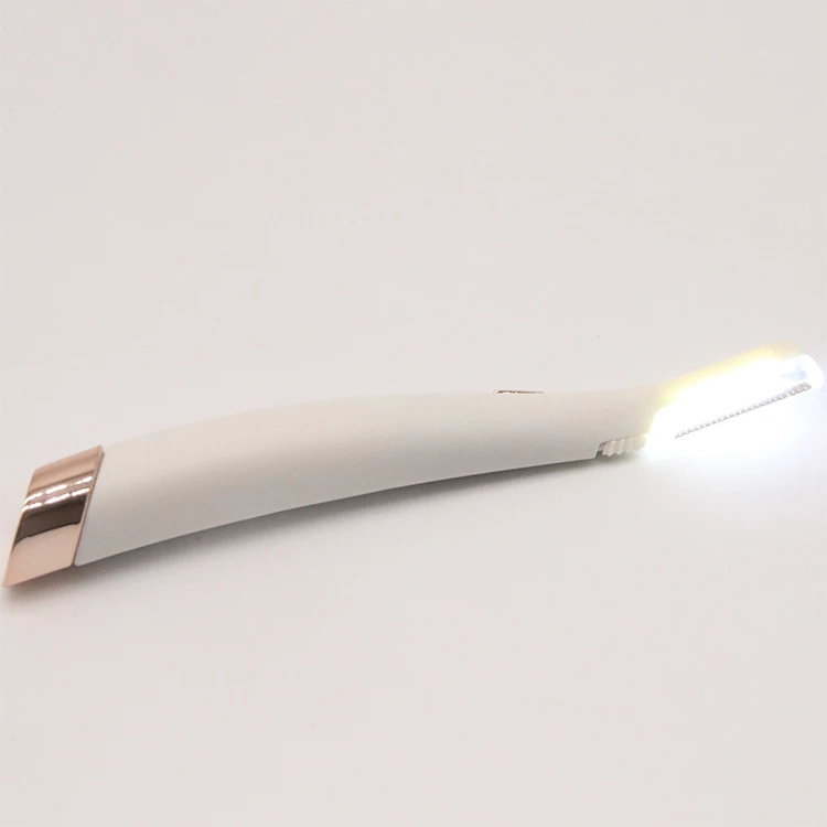 Good Quality Led Light Gentle And Precise Abs Makeup Eyebrow Shaver
