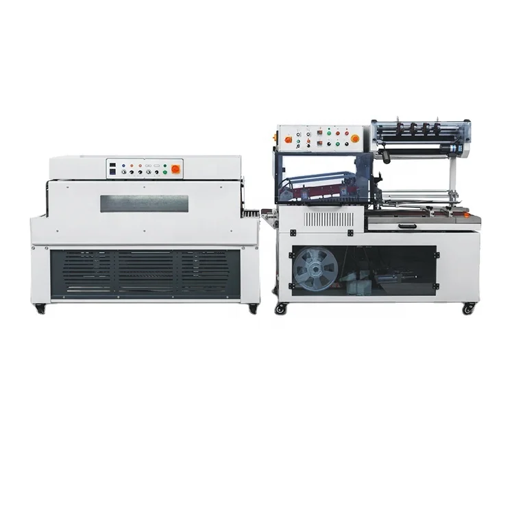 RL-400 Automatic L type  book and Magazine Heat Shrink Packing Machine and shrink tunnel machine POF film