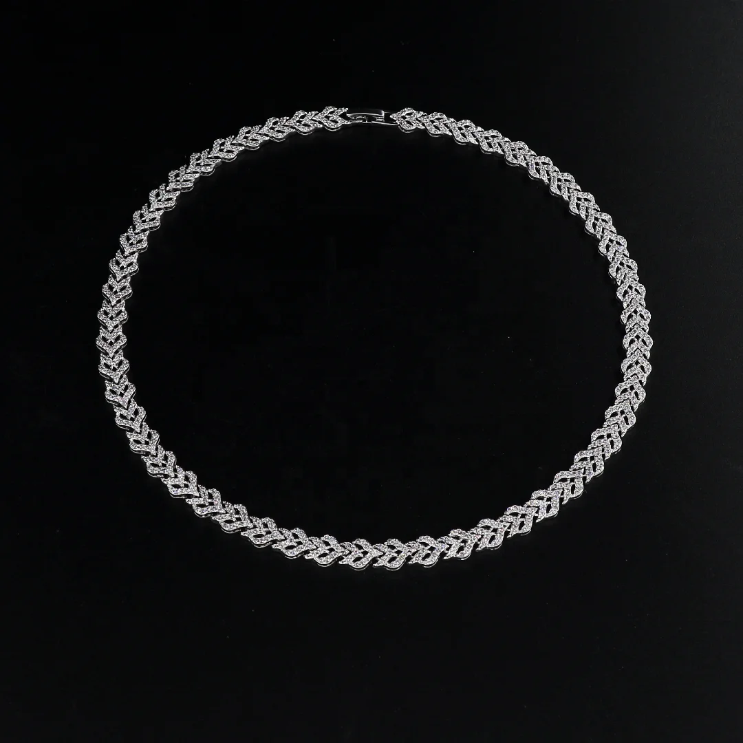 AAA CZ African Necklace Micro Pave Zircon 4pcs Jewelry Set for Women Wedding Accessories Dubai Bridal Jewelry Set