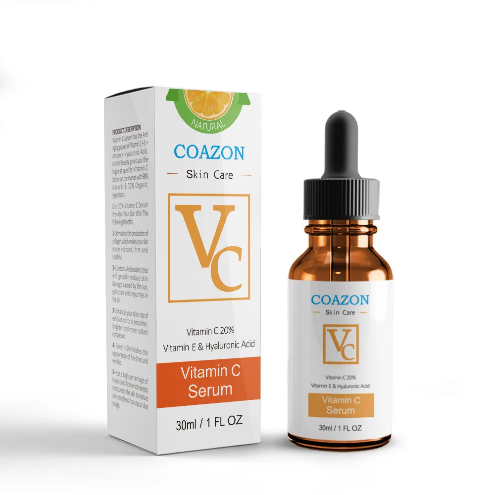 Vitamin C Serum for Face, Anti Aging Serum with Hyaluronic Acid, Vitamin E