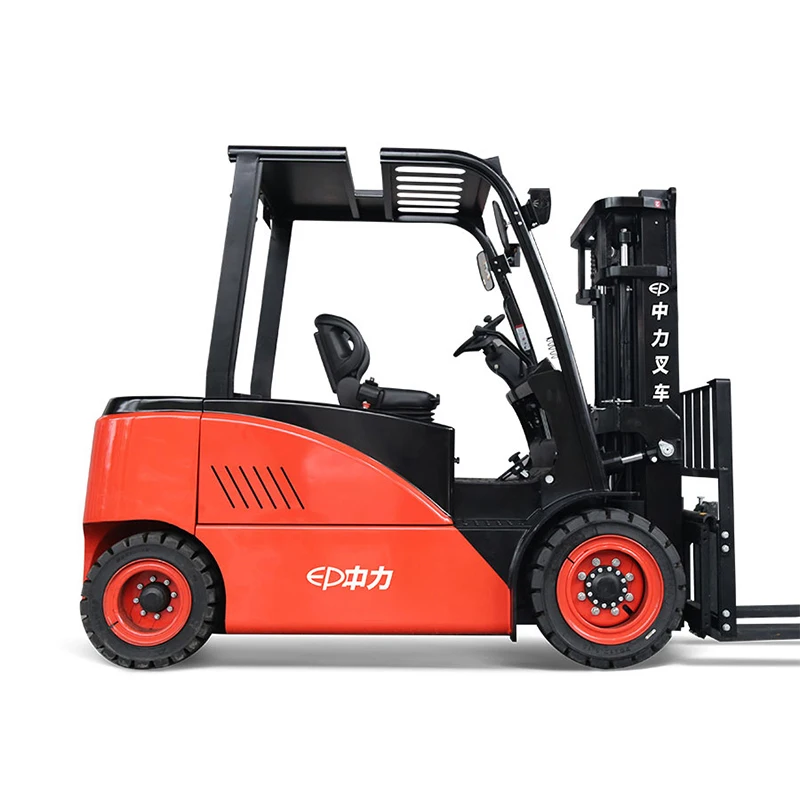 EP 4.5 ton 5 ton CE certificate smart counterbalance electric forklift with 3 stage mast