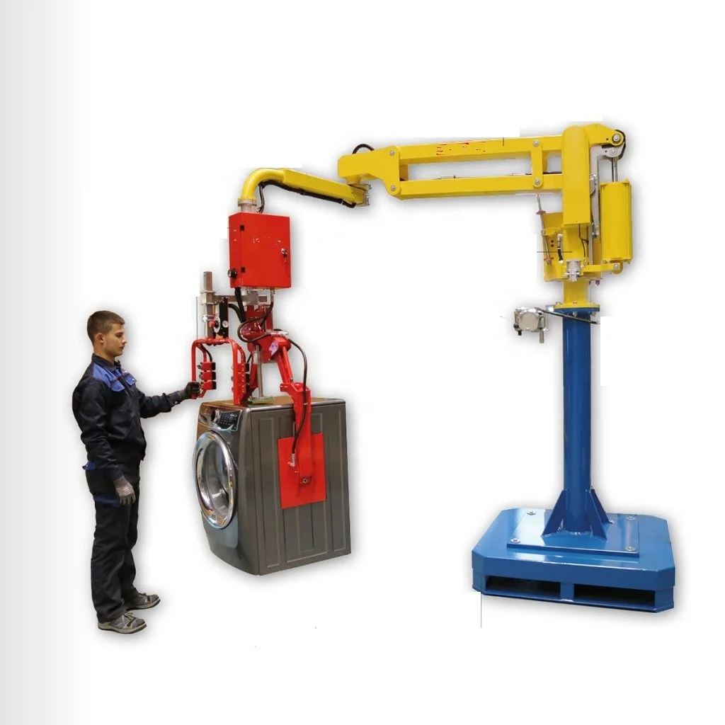rail type articulated arm manipulator glass vacuum lifting manipulator robot for handling washing machine