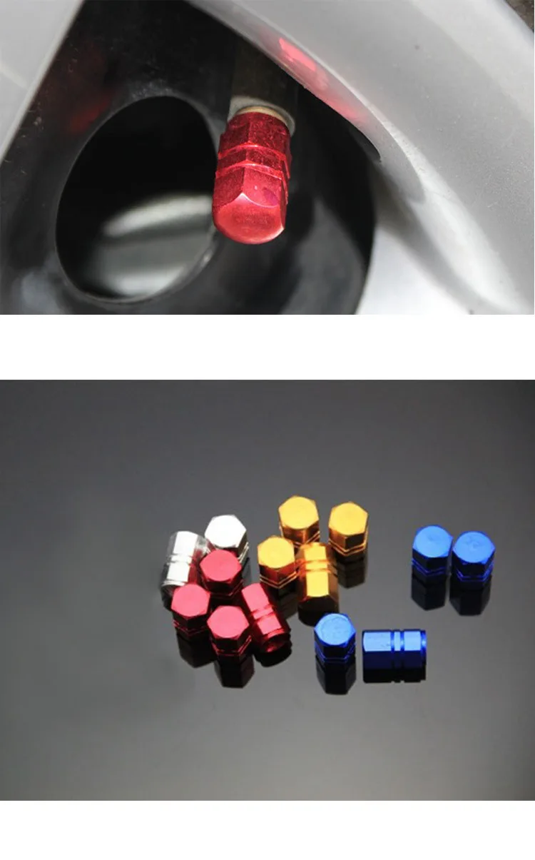 Custom Aluminum Tire Valve Cap Stem Caps