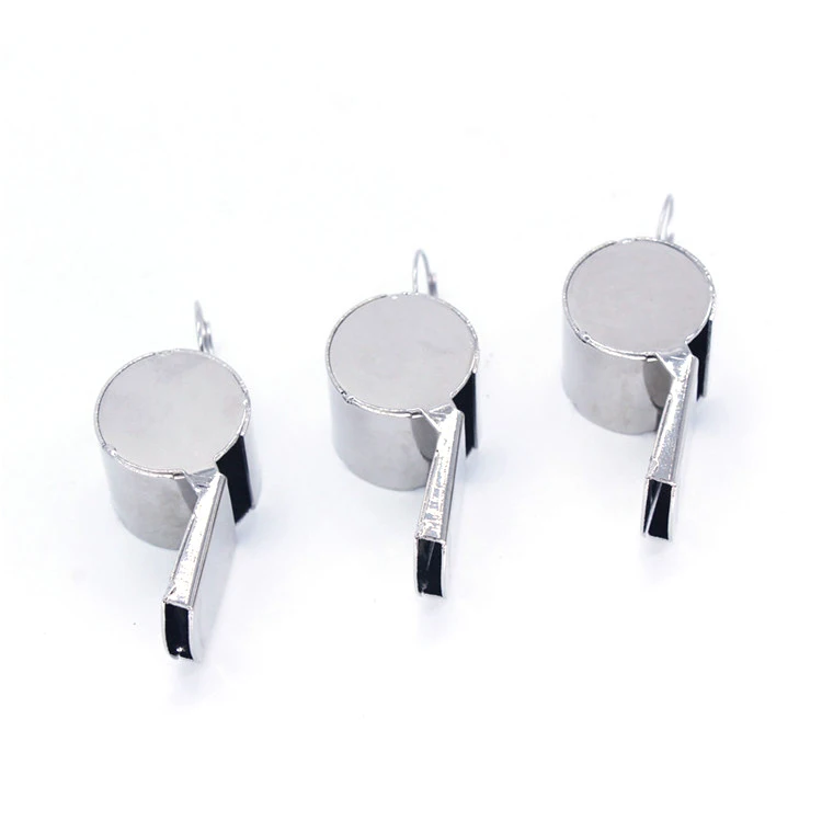 Индивидуальная упаковка, металлический арбитр из нержавеющей стали, свисток для инструктора со шнурком