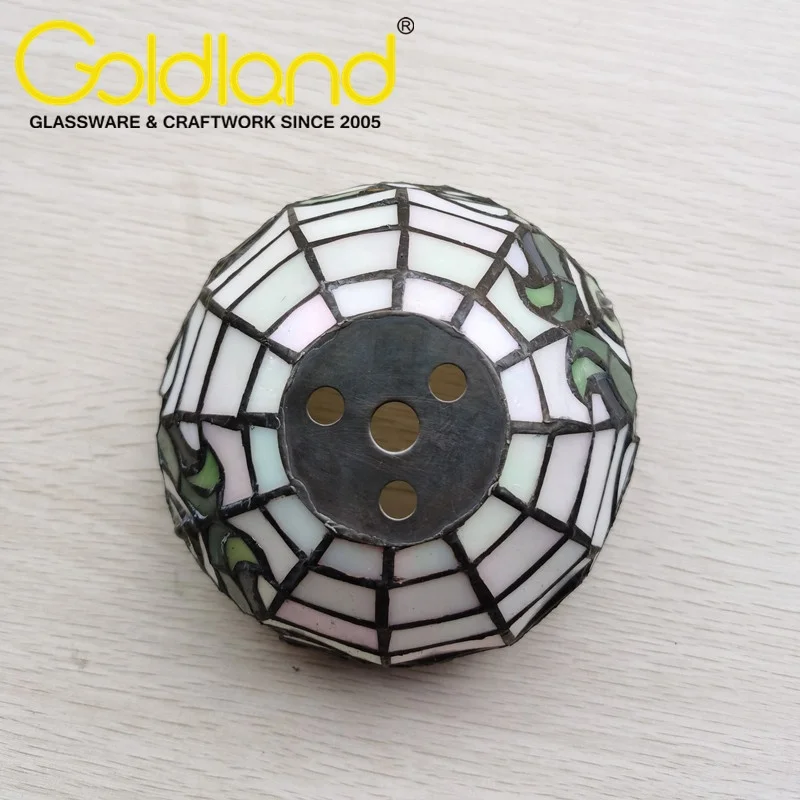 Antique glass lampshade luxury tiffany stained lighting cover