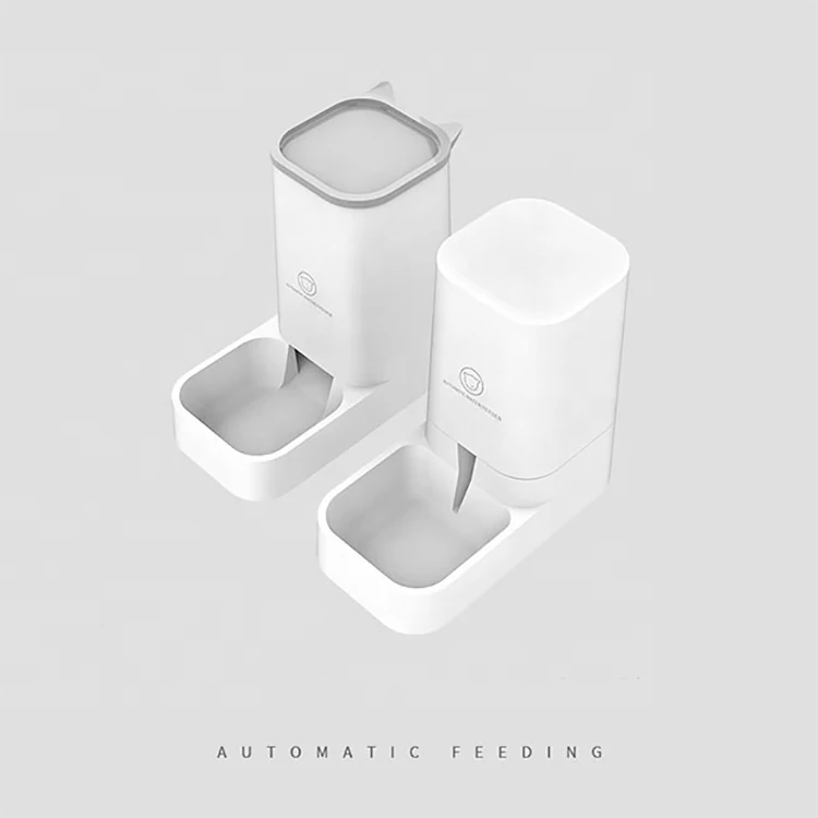 
Wholesale Amazon More Cute Pets Private Label Pet Products Smart Pet Food Feeder and Water Feeder 