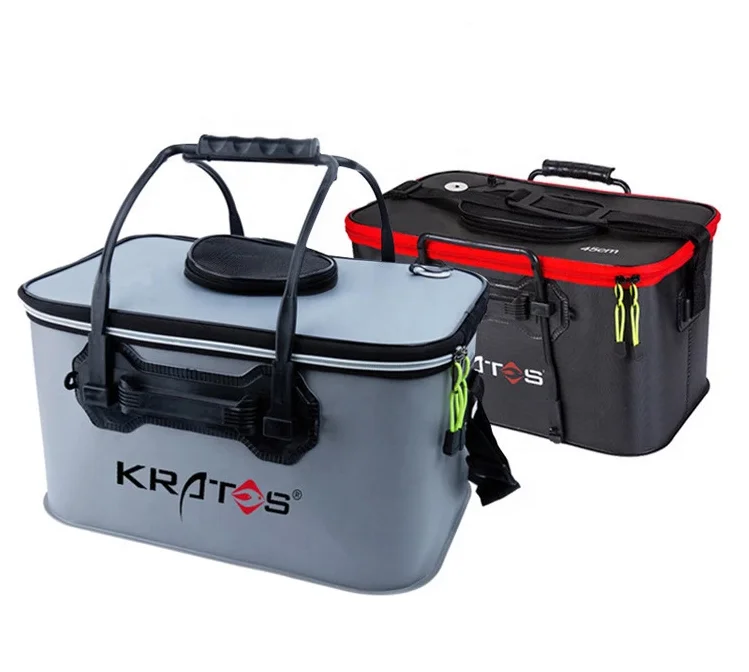 
45Lportable waterproof foldable EVA fishing bag 