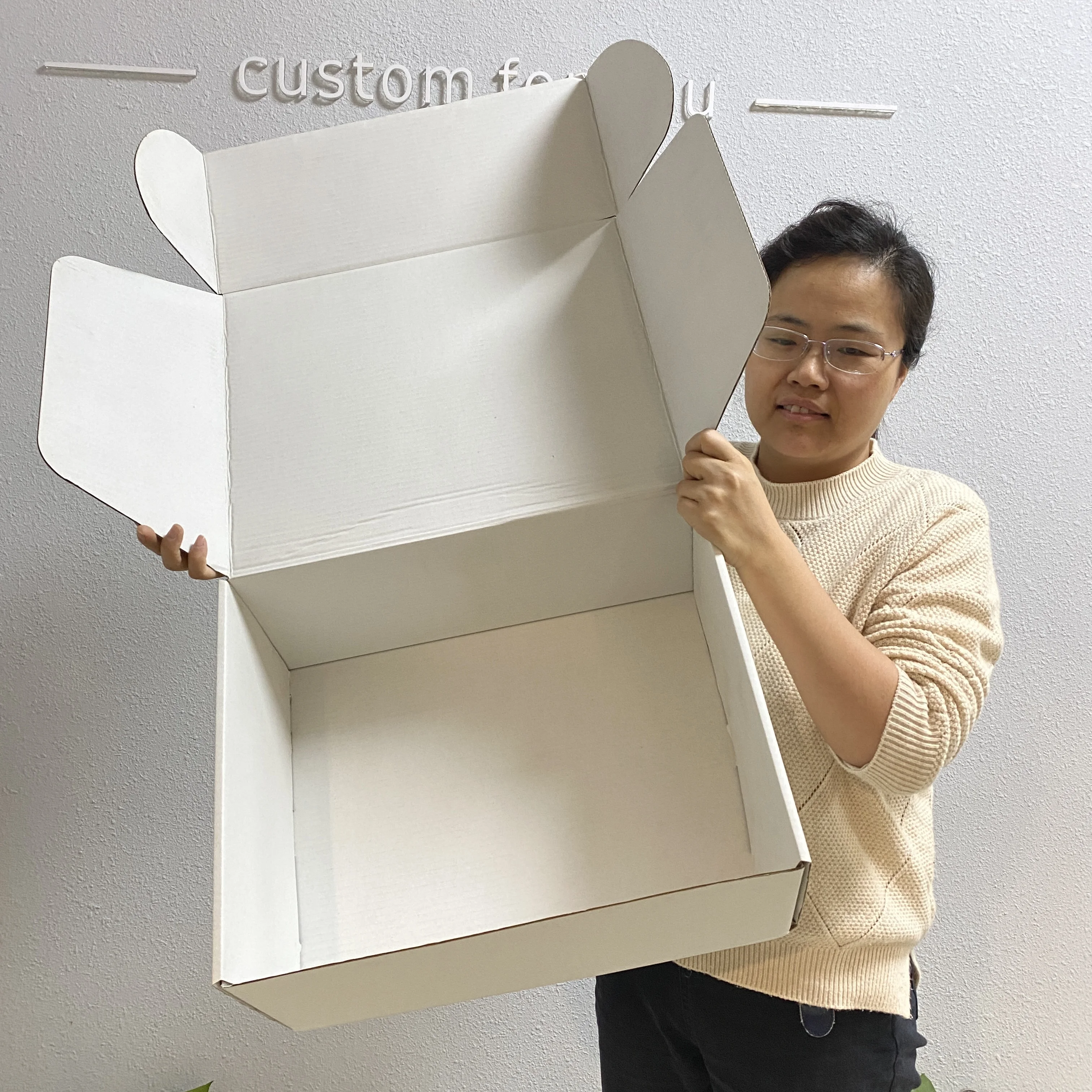 Luxury Gift extra large Shipping Box Design Logo Rectangle Large Cartons Mailer Box